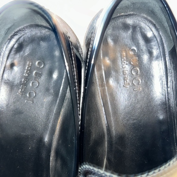 🎥GUCCI🎥Men’s Patent Leather Loafers🎥 Size 11.5 - Picture 11 of 12